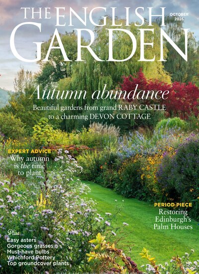 Titelbild der Ausgabe 12/2026 von The English Garden. Diese Zeitschrift und viele weitere Gartenzeitschriften und Wohnzeitschriften als Abo oder epaper bei United Kiosk online kaufen.