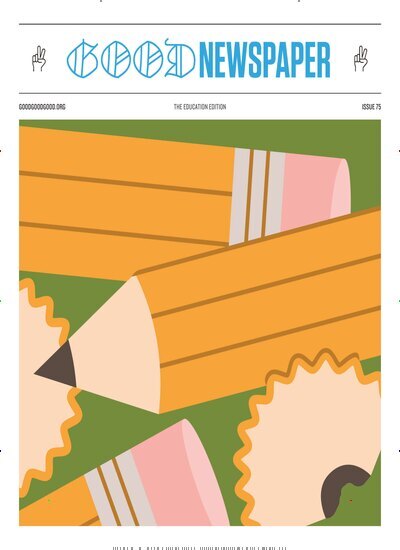 Titelbild der Ausgabe 75/2025 von The Goodnewspaper. Diese Zeitschrift und viele weitere Wirtschaftsmagazine und Politikmagazine als Abo oder epaper bei United Kiosk online kaufen.