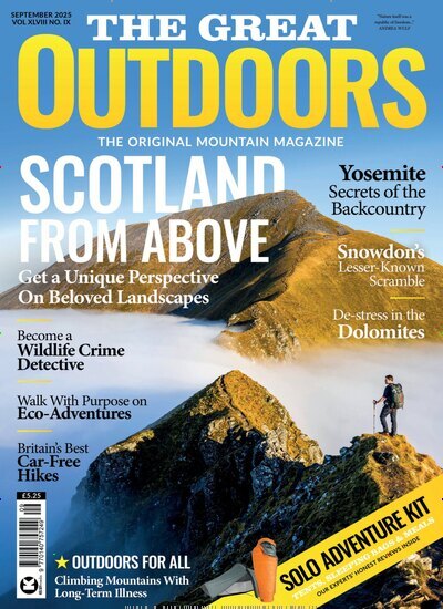 Titelbild der Ausgabe 9/2025 von The Great Outdoors. Diese Zeitschrift und viele weitere Reisemagazine, Freizeitmagazine und Wissensmagazine als Abo oder epaper bei United Kiosk online kaufen.