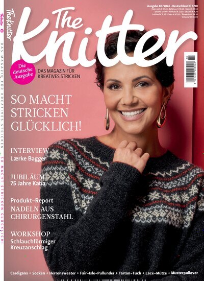 Titelbild der Ausgabe 80/2026 von The Knitter. Diese Zeitschrift und viele weitere Modemagazine und DIY-Magazine als Abo oder epaper bei United Kiosk online kaufen.