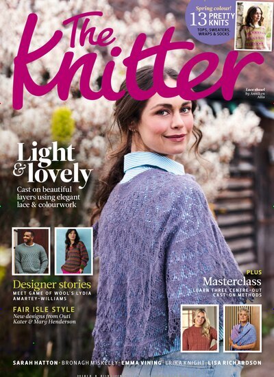 Titelbild der Ausgabe 5/2026 von The Knitter UK. Diese Zeitschrift und viele weitere Modemagazine und DIY-Magazine als Abo oder epaper bei United Kiosk online kaufen.