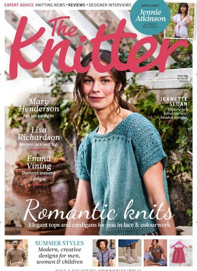 Titelbild der Ausgabe 7/2026 von The Knitter UK. Diese Zeitschrift und viele weitere Modemagazine und DIY-Magazine als Abo oder epaper bei United Kiosk online kaufen.