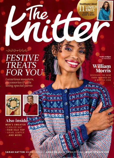Titelbild der Ausgabe 221/2025 von The Knitter UK. Diese Zeitschrift und viele weitere Modemagazine und DIY-Magazine als Abo oder epaper bei United Kiosk online kaufen.