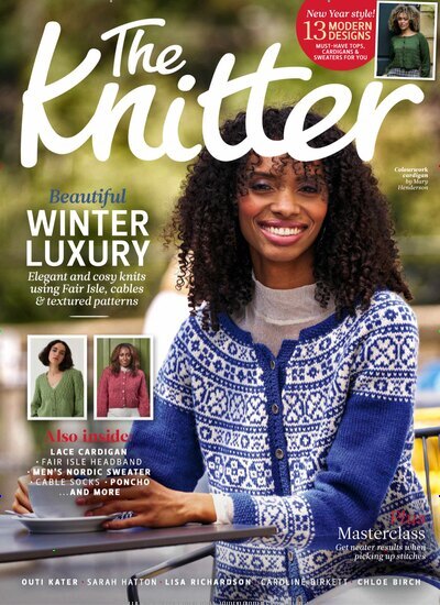 Titelbild der Ausgabe 223/2025 von The Knitter UK. Diese Zeitschrift und viele weitere Modemagazine und DIY-Magazine als Abo oder epaper bei United Kiosk online kaufen.