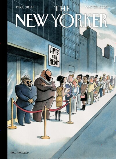 Titelbild der Ausgabe 18/2023 von The New Yorker. Diese Zeitschrift und viele weitere Lifestylemagazine und Peoplemagazine als Abo oder epaper bei United Kiosk online kaufen.