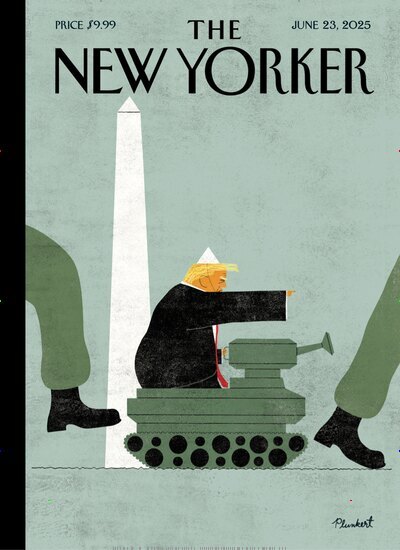 Titelbild der Ausgabe 22/2025 von The New Yorker. Diese Zeitschrift und viele weitere Lifestylemagazine und Peoplemagazine als Abo oder epaper bei United Kiosk online kaufen.
