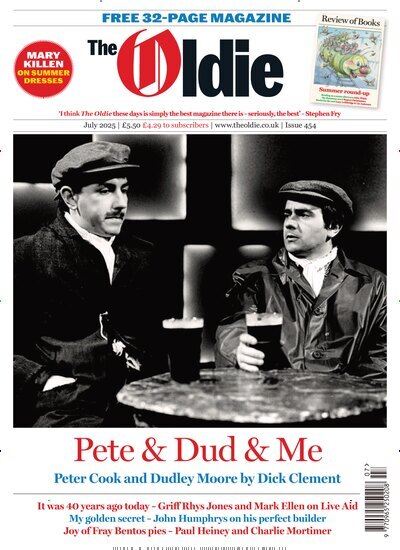Titelbild der Ausgabe 8/2025 von The Oldie. Diese Zeitschrift und viele weitere Reisemagazine, Freizeitmagazine und Wissensmagazine als Abo oder epaper bei United Kiosk online kaufen.