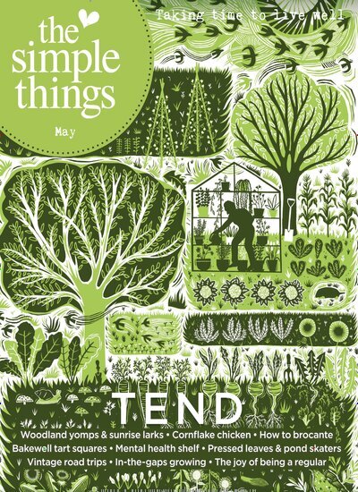 Titelbild der Ausgabe 5/2025 von The simple Things. Diese Zeitschrift und viele weitere Gartenzeitschriften und Wohnzeitschriften als Abo oder epaper bei United Kiosk online kaufen.