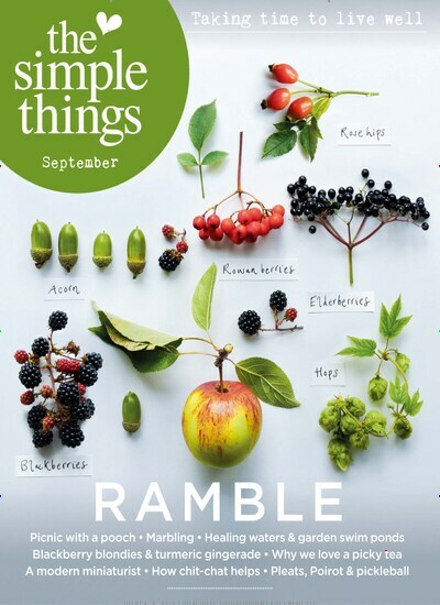 Titelbild der Ausgabe 9/2023 von The simple Things. Diese Zeitschrift und viele weitere Gartenzeitschriften und Wohnzeitschriften als Abo oder epaper bei United Kiosk online kaufen.