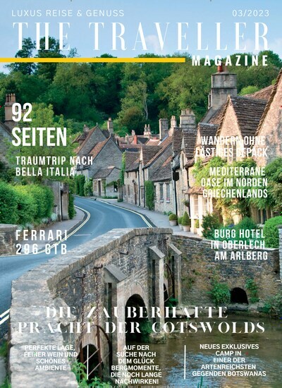 Titelbild der Ausgabe 3/2023 von The Traveller. Diese Zeitschrift und viele weitere Reisemagazine, Freizeitmagazine und Wissensmagazine als Abo oder epaper bei United Kiosk online kaufen.