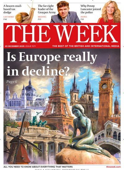 Titelbild der Ausgabe 50/2025 von The Week. Diese Zeitschrift und viele weitere Wirtschaftsmagazine und Politikmagazine als Abo oder epaper bei United Kiosk online kaufen.