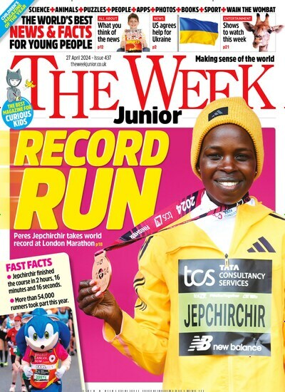 Titelbild der Ausgabe 17/2024 von The Week Junior UK. Diese Zeitschrift und viele weitere Jugendzeitschriften und Kinderzeitschriften als Abo oder epaper bei United Kiosk online kaufen.