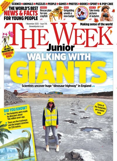 Titelbild der Ausgabe 43/2025 von The Week Junior UK. Diese Zeitschrift und viele weitere Jugendzeitschriften und Kinderzeitschriften als Abo oder epaper bei United Kiosk online kaufen.