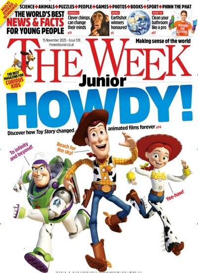 Titelbild der Ausgabe 45/2025 von The Week Junior UK. Diese Zeitschrift und viele weitere Jugendzeitschriften und Kinderzeitschriften als Abo oder epaper bei United Kiosk online kaufen.