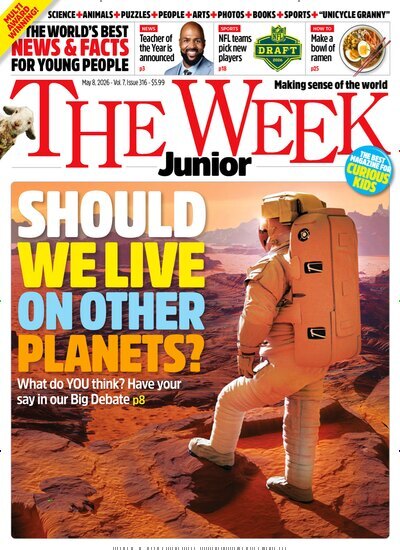 Titelbild der Ausgabe 17/2026 von The Week Junior USA. Diese Zeitschrift und viele weitere Jugendzeitschriften und Kinderzeitschriften als Abo oder epaper bei United Kiosk online kaufen.