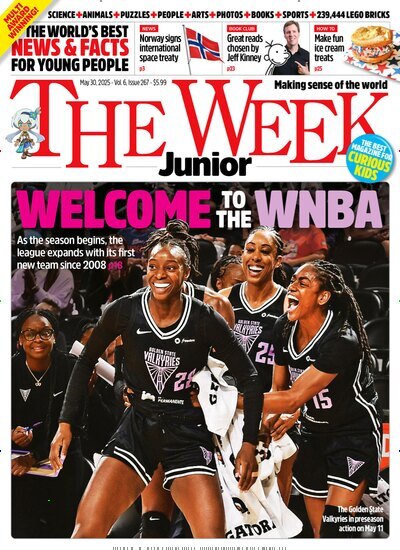 Titelbild der Ausgabe 20/2025 von The Week Junior USA. Diese Zeitschrift und viele weitere Jugendzeitschriften und Kinderzeitschriften als Abo oder epaper bei United Kiosk online kaufen.