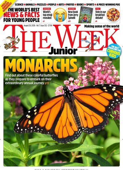 Titelbild der Ausgabe 32/2026 von The Week Junior USA. Diese Zeitschrift und viele weitere Jugendzeitschriften und Kinderzeitschriften als Abo oder epaper bei United Kiosk online kaufen.