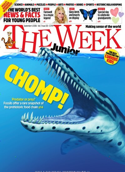 Titelbild der Ausgabe 33/2026 von The Week Junior USA. Diese Zeitschrift und viele weitere Jugendzeitschriften und Kinderzeitschriften als Abo oder epaper bei United Kiosk online kaufen.