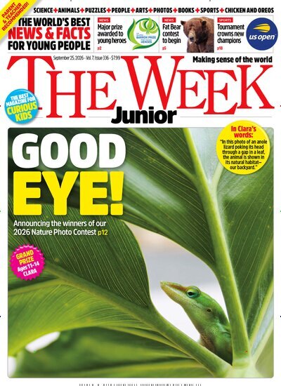 Titelbild der Ausgabe 35/2026 von The Week Junior USA. Diese Zeitschrift und viele weitere Jugendzeitschriften und Kinderzeitschriften als Abo oder epaper bei United Kiosk online kaufen.