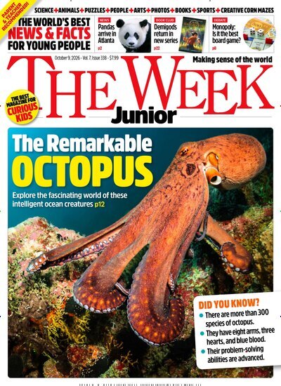 Titelbild der Ausgabe 37/2026 von The Week Junior USA. Diese Zeitschrift und viele weitere Jugendzeitschriften und Kinderzeitschriften als Abo oder epaper bei United Kiosk online kaufen.