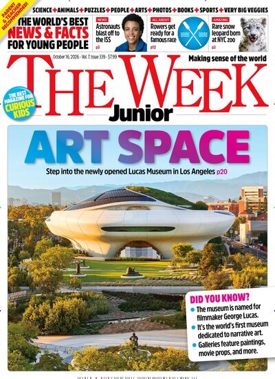 Titelbild der Ausgabe 38/2026 von The Week Junior USA. Diese Zeitschrift und viele weitere Jugendzeitschriften und Kinderzeitschriften als Abo oder epaper bei United Kiosk online kaufen.