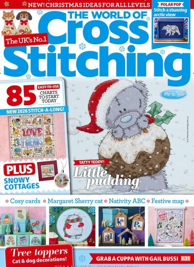 Titelbild der Ausgabe 13/2025 von The World of Cross Stitching. Diese Zeitschrift und viele weitere Modemagazine und DIY-Magazine als Abo oder epaper bei United Kiosk online kaufen.