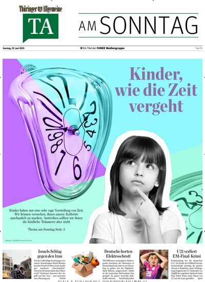 Titelbild der Ausgabe 26/2025 von Thüringer Allgemeine TA am Sonntag. Diese Zeitschrift und viele weitere Zeitungsabos als Abo oder epaper bei United Kiosk online kaufen.