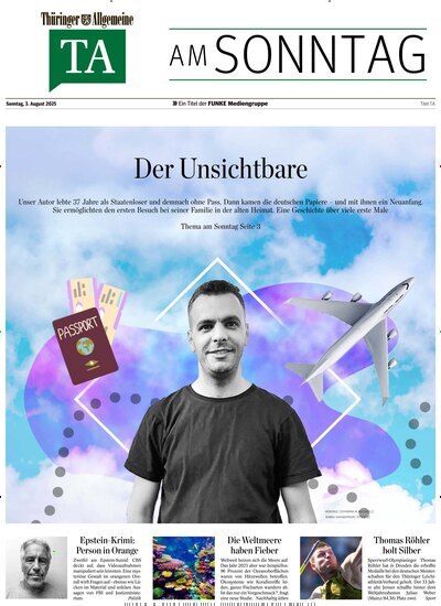 Titelbild der Ausgabe 31/2025 von Thüringer Allgemeine TA am Sonntag. Diese Zeitschrift und viele weitere Zeitungsabos als Abo oder epaper bei United Kiosk online kaufen.