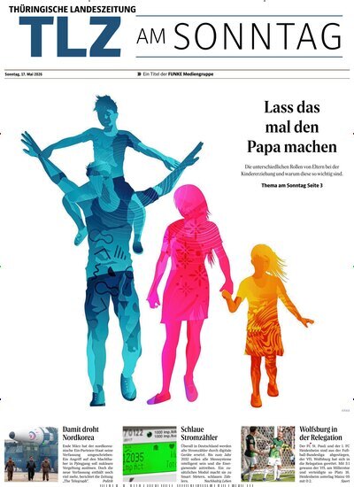 Titelbild der Ausgabe 20/2026 von Thüringische Landeszeitung TLZ am Sonntag. Diese Zeitschrift und viele weitere Zeitungsabos als Abo oder epaper bei United Kiosk online kaufen.