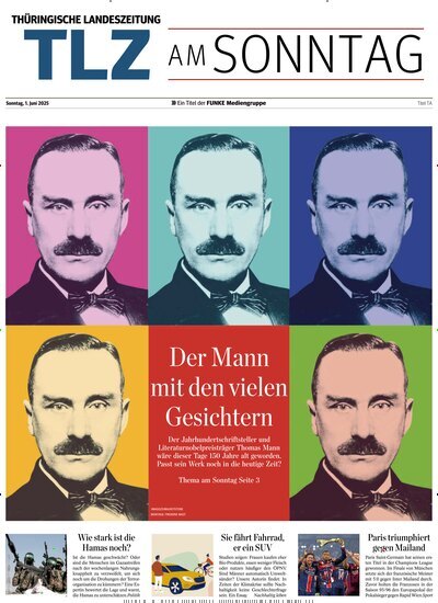 Titelbild der Ausgabe 22/2025 von Thüringische Landeszeitung TLZ am Sonntag. Diese Zeitschrift und viele weitere Zeitungsabos als Abo oder epaper bei United Kiosk online kaufen.