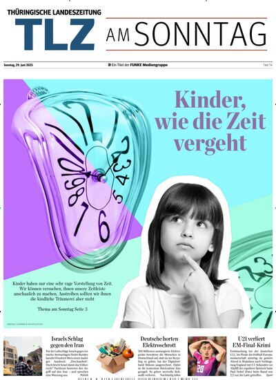 Titelbild der Ausgabe 26/2025 von Thüringische Landeszeitung TLZ am Sonntag. Diese Zeitschrift und viele weitere Zeitungsabos als Abo oder epaper bei United Kiosk online kaufen.