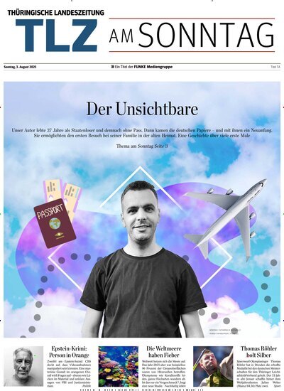 Titelbild der Ausgabe 31/2025 von Thüringische Landeszeitung TLZ am Sonntag. Diese Zeitschrift und viele weitere Zeitungsabos als Abo oder epaper bei United Kiosk online kaufen.