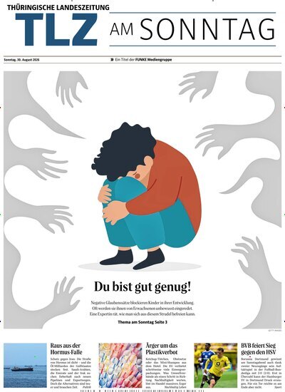 Titelbild der Ausgabe 35/2026 von Thüringische Landeszeitung TLZ am Sonntag. Diese Zeitschrift und viele weitere Zeitungsabos als Abo oder epaper bei United Kiosk online kaufen.