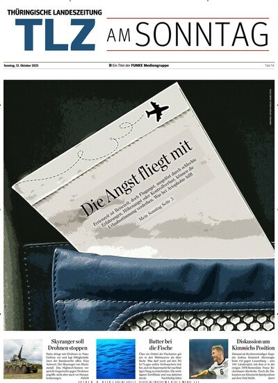 Titelbild der Ausgabe 41/2025 von Thüringische Landeszeitung TLZ am Sonntag. Diese Zeitschrift und viele weitere Zeitungsabos als Abo oder epaper bei United Kiosk online kaufen.