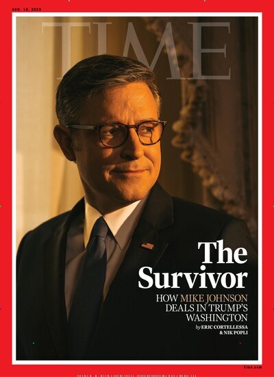 Titelbild der Ausgabe 14/2025 von Time. Diese Zeitschrift und viele weitere Wirtschaftsmagazine und Politikmagazine als Abo oder epaper bei United Kiosk online kaufen.
