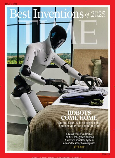 Titelbild der Ausgabe 18/2025 von Time. Diese Zeitschrift und viele weitere Wirtschaftsmagazine und Politikmagazine als Abo oder epaper bei United Kiosk online kaufen.