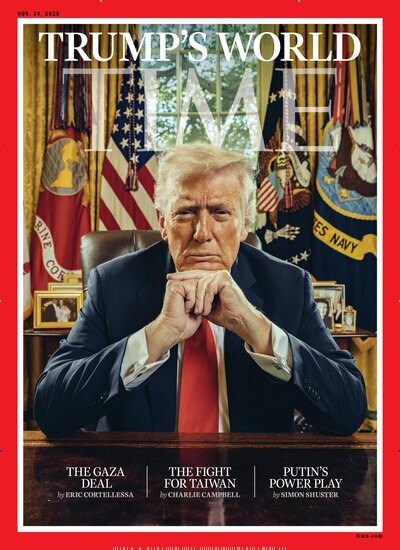 Titelbild der Ausgabe 19/2025 von Time. Diese Zeitschrift und viele weitere Wirtschaftsmagazine und Politikmagazine als Abo oder epaper bei United Kiosk online kaufen.