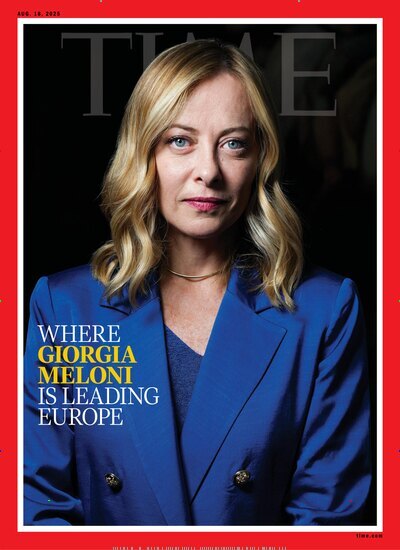 Titelbild der Ausgabe 14/2025 von Time Magazine International Edition. Diese Zeitschrift und viele weitere Wirtschaftsmagazine und Politikmagazine als Abo oder epaper bei United Kiosk online kaufen.