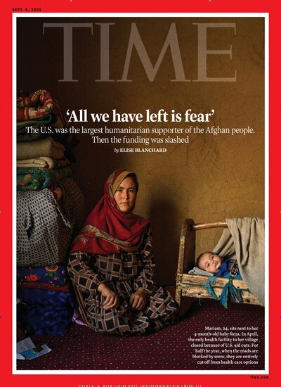 Titelbild der Ausgabe 15/2025 von Time Magazine International Edition. Diese Zeitschrift und viele weitere Wirtschaftsmagazine und Politikmagazine als Abo oder epaper bei United Kiosk online kaufen.