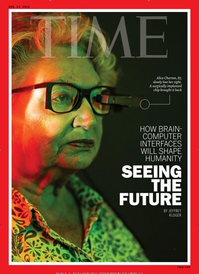 Titelbild der Ausgabe 20/2025 von Time Magazine International Edition. Diese Zeitschrift und viele weitere Wirtschaftsmagazine und Politikmagazine als Abo oder epaper bei United Kiosk online kaufen.