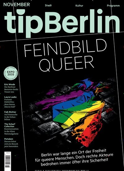 Titelbild der Ausgabe 11/2025 von tip Berlin. Diese Zeitschrift und viele weitere Lifestylemagazine und Peoplemagazine als Abo oder epaper bei United Kiosk online kaufen.