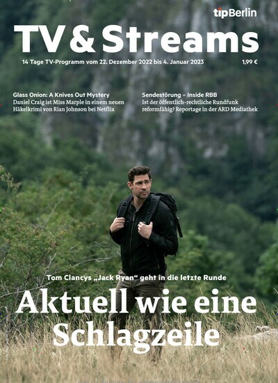 Titelbild der Ausgabe 26/2022 von tip Berlin TV & Streams. Diese Zeitschrift und viele weitere Programmzeitschriften als Abo oder epaper bei United Kiosk online kaufen.