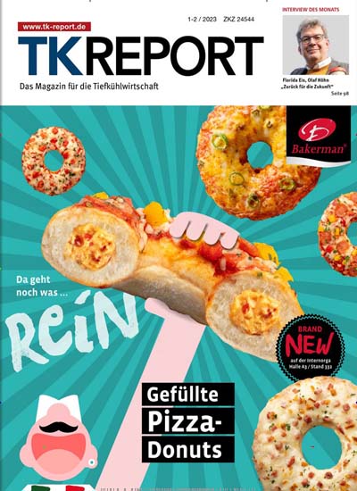 Titelbild der Ausgabe 2/2023 von TK-Report. Diese Zeitschrift und viele weitere Gastronomiezeitschriften, Fashionmagazine, Beautymagazine als Abo oder epaper bei United Kiosk online kaufen.