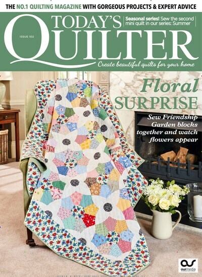 Titelbild der Ausgabe 102/2023 von Todays Quilter. Diese Zeitschrift und viele weitere Modemagazine und DIY-Magazine als Abo oder epaper bei United Kiosk online kaufen.