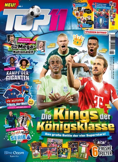 Titelbild der Ausgabe 1/2026 von TOP 11. Diese Zeitschrift und viele weitere Jugendzeitschriften und Kinderzeitschriften als Abo oder epaper bei United Kiosk online kaufen.