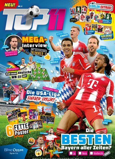 Titelbild der Ausgabe 3/2026 von TOP 11. Diese Zeitschrift und viele weitere Jugendzeitschriften und Kinderzeitschriften als Abo oder epaper bei United Kiosk online kaufen.