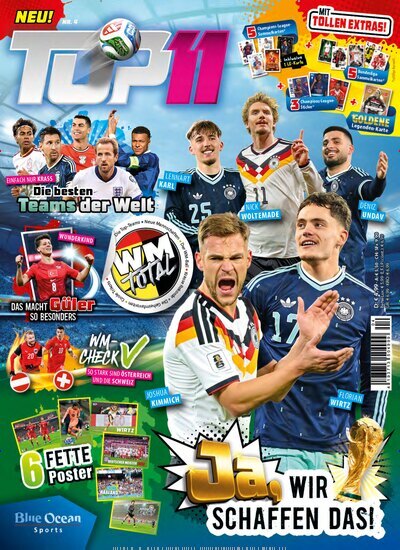 Titelbild der Ausgabe 4/2026 von TOP 11. Diese Zeitschrift und viele weitere Jugendzeitschriften und Kinderzeitschriften als Abo oder epaper bei United Kiosk online kaufen.