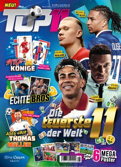 Titelbild der Ausgabe 5/2026 von TOP 11. Diese Zeitschrift und viele weitere Jugendzeitschriften und Kinderzeitschriften als Abo oder epaper bei United Kiosk online kaufen.