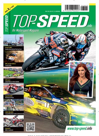 Titelbild der Ausgabe 5/2026 von Top Speed. Diese Zeitschrift und viele weitere Automagazine und Motorradzeitschriften als Abo oder epaper bei United Kiosk online kaufen.