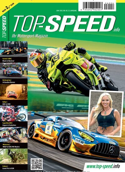 Titelbild der Ausgabe 6/2026 von Top Speed. Diese Zeitschrift und viele weitere Automagazine und Motorradzeitschriften als Abo oder epaper bei United Kiosk online kaufen.